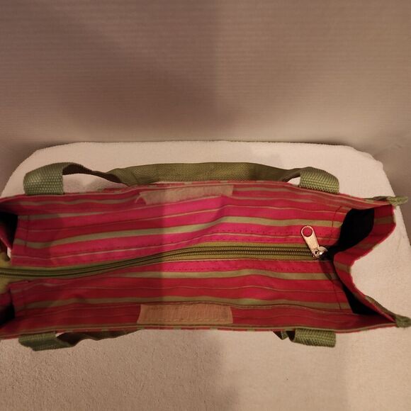Small beachy lunch bag Pink Striped - Picture 5 of 6